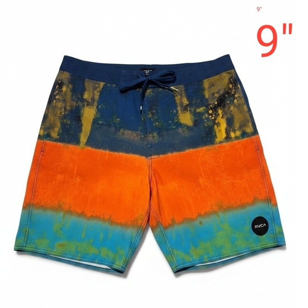 RVCA Men's size‎ 36 Performance Stretch Swim Surf Board Shorts Resortwear Beachy